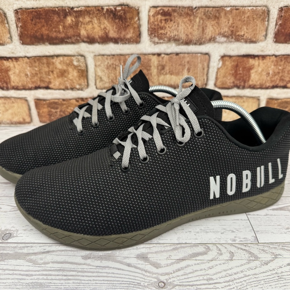 NOBULL Outwork SuperFabric Trainer Black Cross Training Shoes M 12 W 13.5 Gym